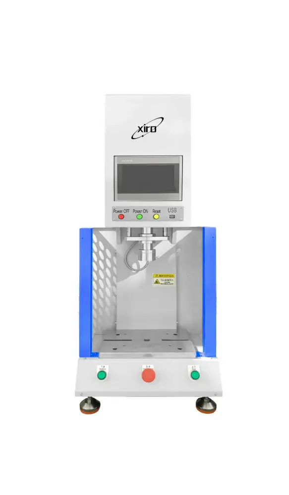 Compact C-frame benchtop electric servo radial orbital riveting machine for precision assembly