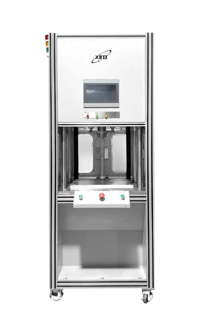 Four-column electric servo radial orbital riveting machine for automotive parts